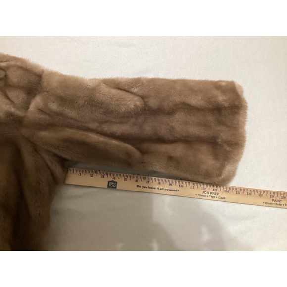 Vintage Tissavel France faux fur coat excellent condition very soft size 14 - Picture 11 of 16